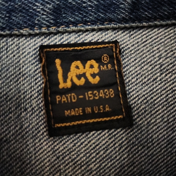 Vintage x 70s “made in USA” Lee Riders Two Pocket Denim Trucker Jacket - Picture 4 of 13